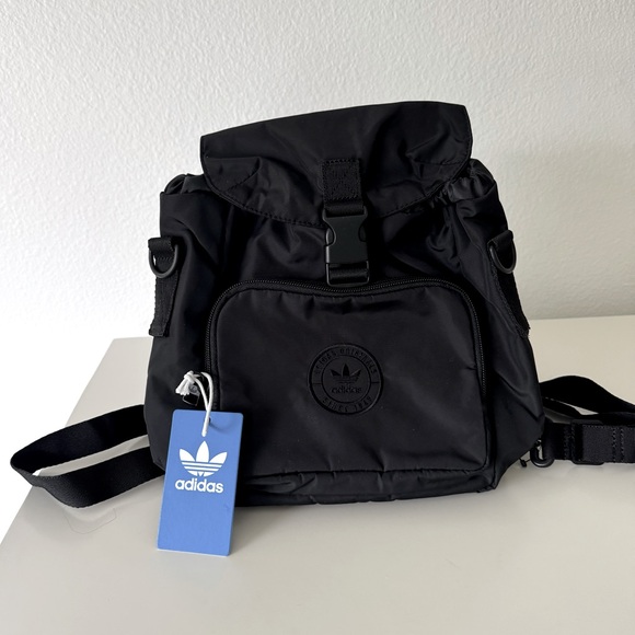 Adidas Originals Micro 3 Mini Backpack Black - Picture 1 of 9